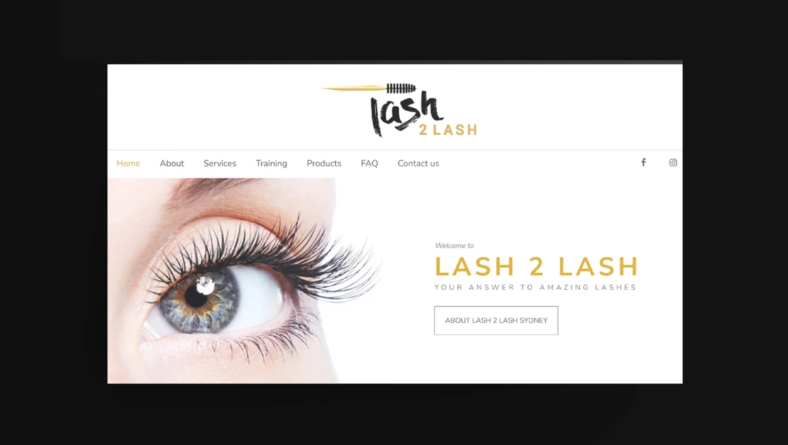 Lash2Lash website