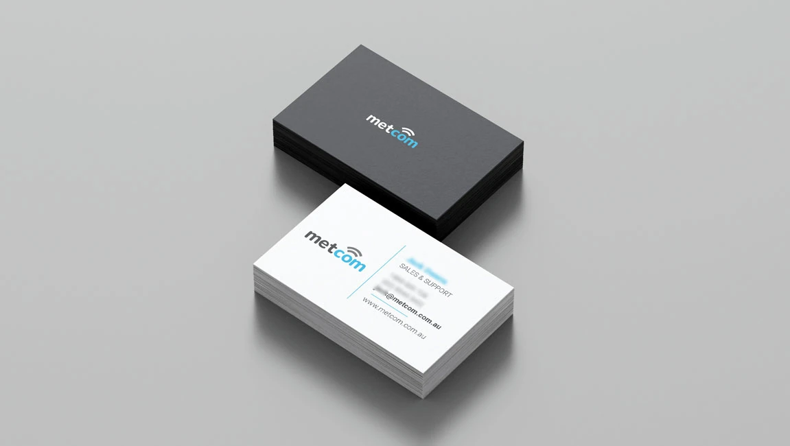 Metcom business cards